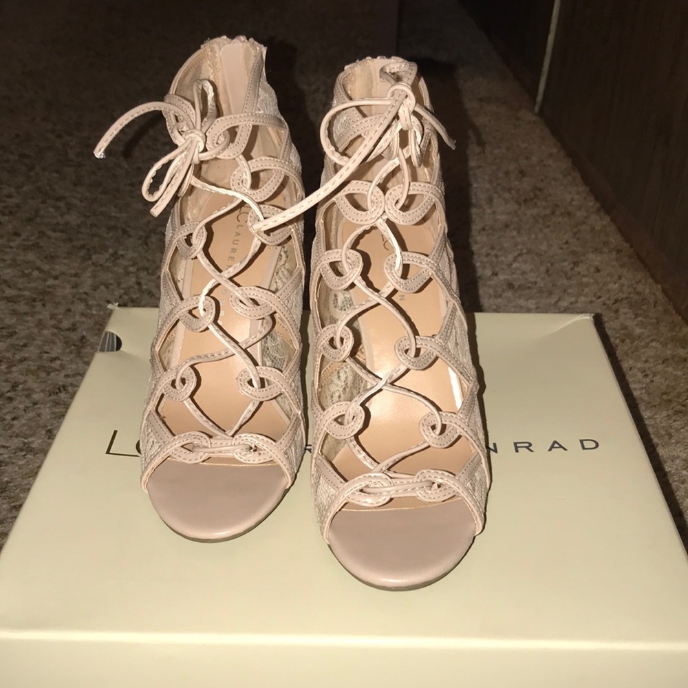Lauren Conrad lace heels